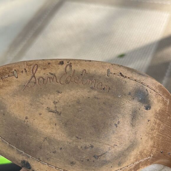 Sam Edelman Pedra Suede Pull On Ankle Boots Putty Taupe Suede Western Booties 9 - Picture 7 of 7